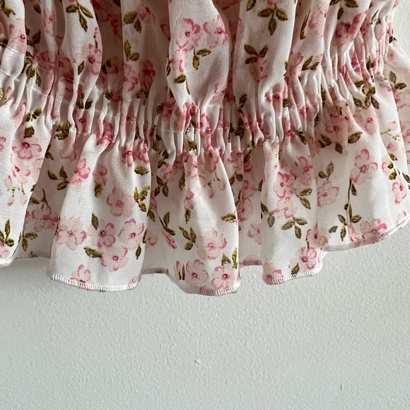 Off- Shoulder Floral Top - Picture 2 of 4